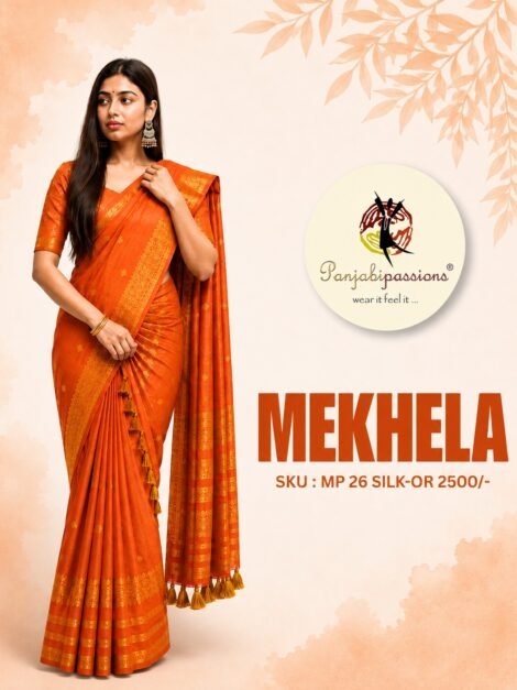bright-orange-silk-mekhela-chador-with-golden-zari-border