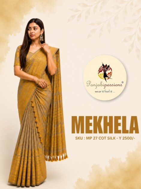 mustard-yellow-cotton-silk-mekhela-chador-with-self-woven-stripes