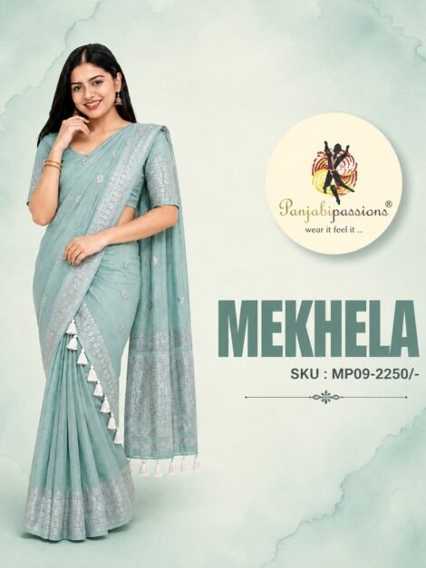 powder-sea-green-cotton-mekhela-chador-with-silver-zari-border